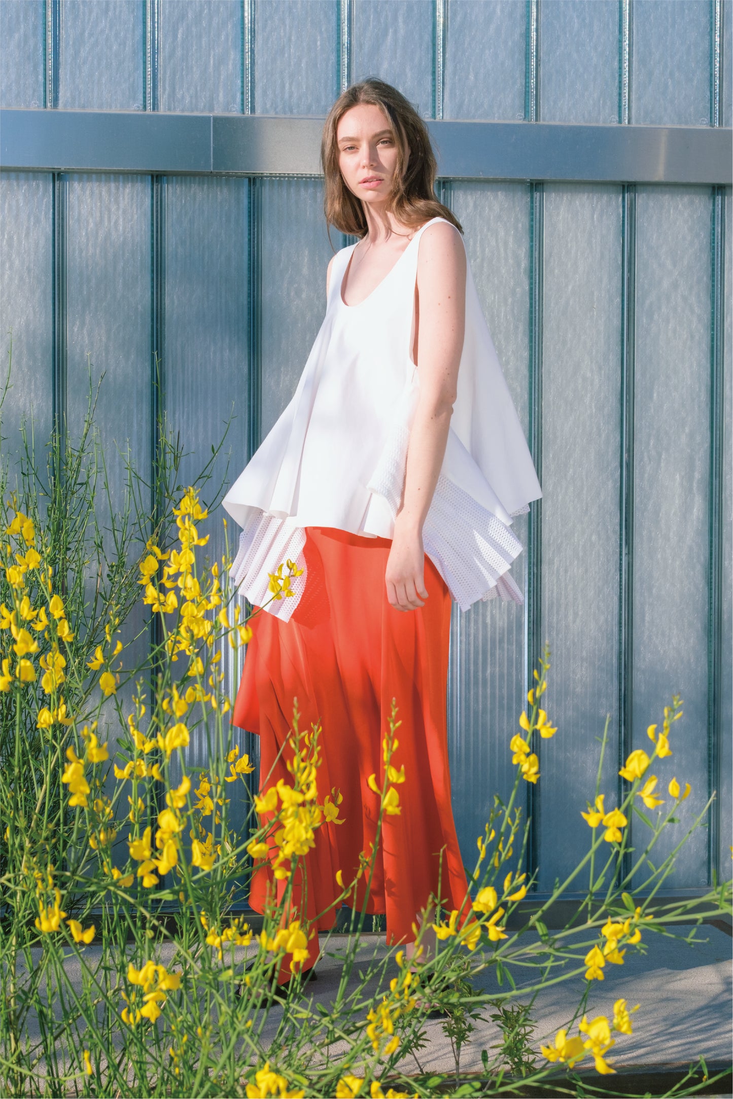 Statement Pleated Top